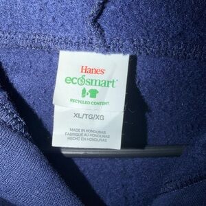 Hanes EcoSmart Navy Sweatshirt XL